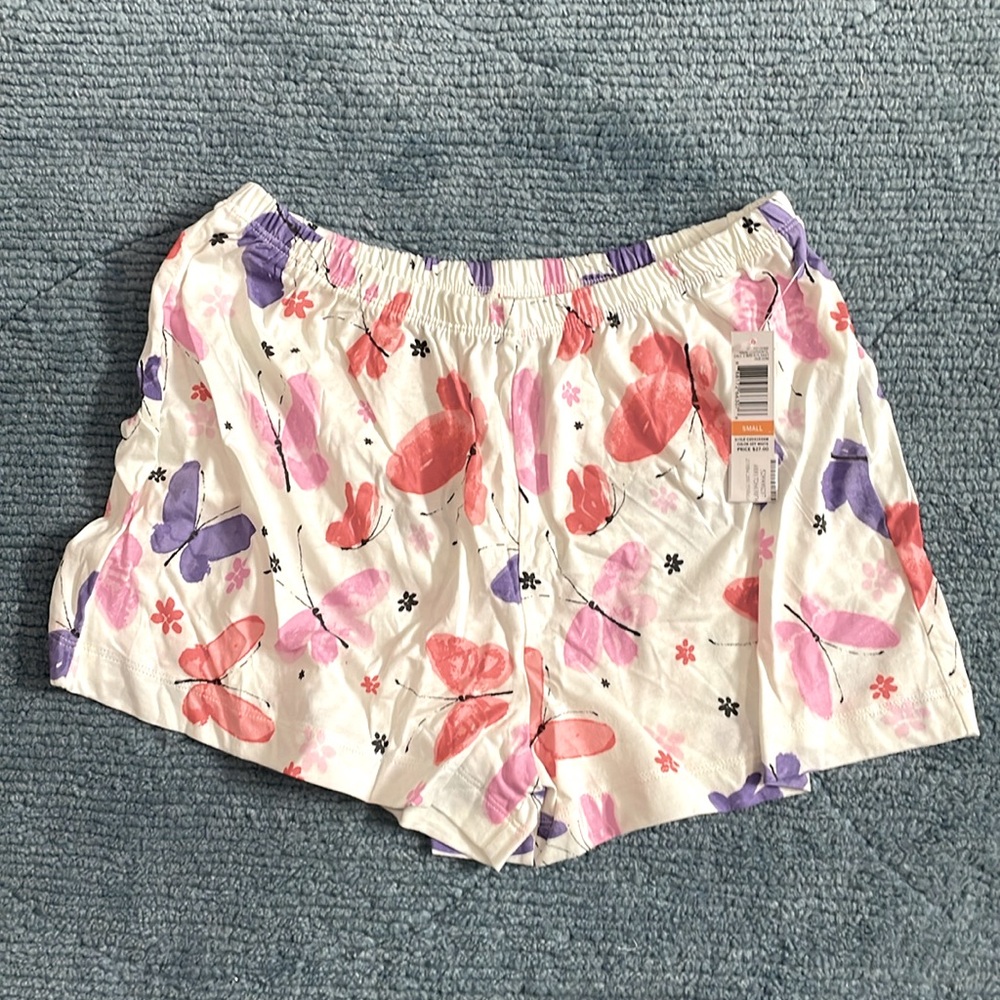 Hue Floral Pajama Shorts Size Small